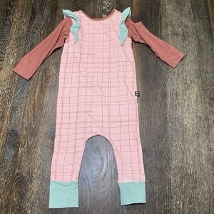 Romper‎ One piece Spring Easter Ruffle Pink Green Rags To Raches Outfit 2T